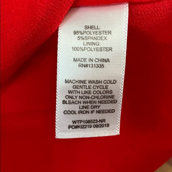 Socialite red leopard scalloped cami NWOT - Picture 7 of 7